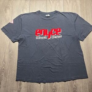 Vintage Enyce Clothing Company Embroidered Y2k Streetwear Shirt Extra Large Blue